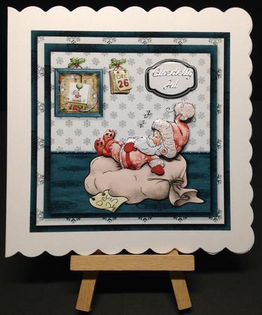 7.5 x 7.5 Card Topper on the 26th by Bettina Keis Jensen
