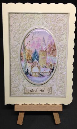 Snowy Church Stacker Topper by Bettina Keis Jensen
