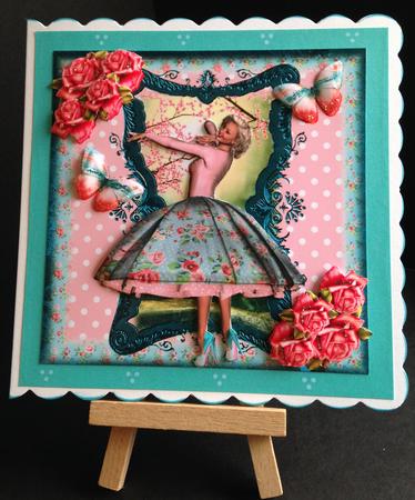 Beautiful Morning Card Front Kit by Bettina Keis Jensen