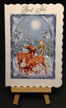 Reindeers in the Snow by Bettina Keis Jensen