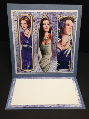 Art Deco Ladies Toppers/bookmarks Mix by Bettina Keis Jensen