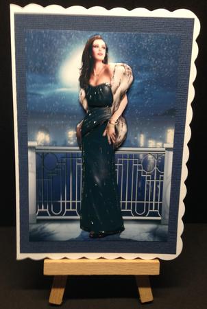 Art Deco Lady Pearl Christmas (black) by Bettina Keis Jensen