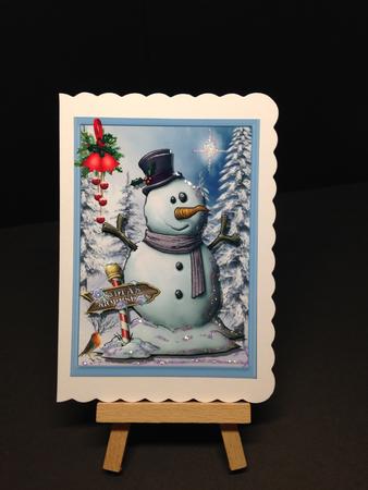 Lovely Christmas Snowman  by Bettina Keis Jensen
