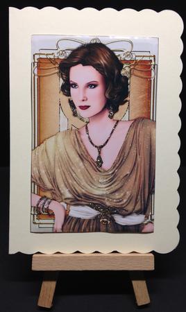 Art Deco Lady Elise Gold Topper by Bettina Keis Jensen
