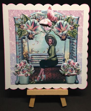 Beauty on the Garden Swing by Bettina Keis Jensen