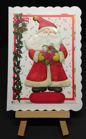 Lovely Santa Bearing Gifts by Bettina Keis Jensen