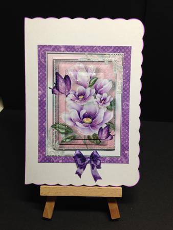Beautiful Purple Flowers Pyramid by Bettina Keis Jensen