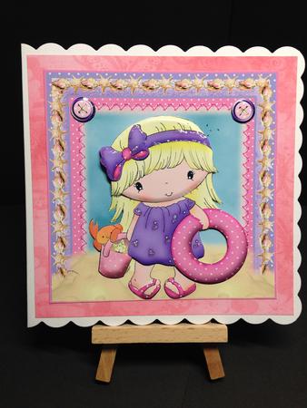 Penny's Summer Card Front Kit by Bettina Keis Jensen