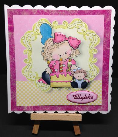 Little Girl with Blonde Hair by Bettina Keis Jensen