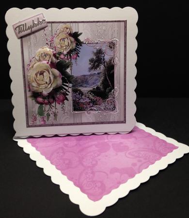 Rose and Flowers Down in the Valley by Bettina Keis Jensen