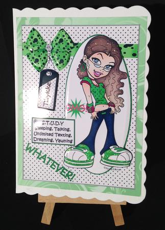 Teen Diva and Study 2 Quick Card by Bettina Keis Jensen