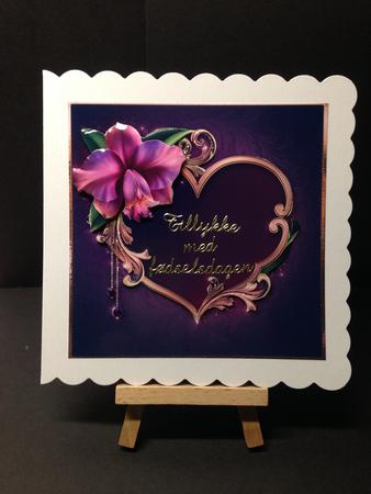 Purple Heart Orchid Mini Kit by Bettina Keis Jensen