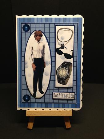Teen Boy 8 Base Card by Bettina Keis Jensen