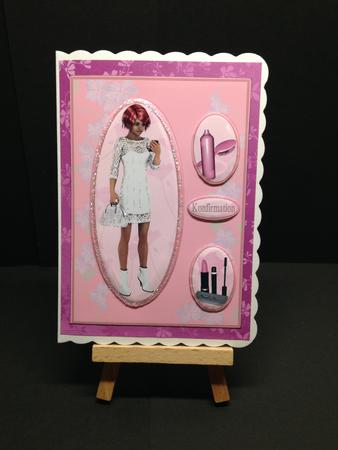 Teen Girl 4 Base Card by Bettina Keis Jensen