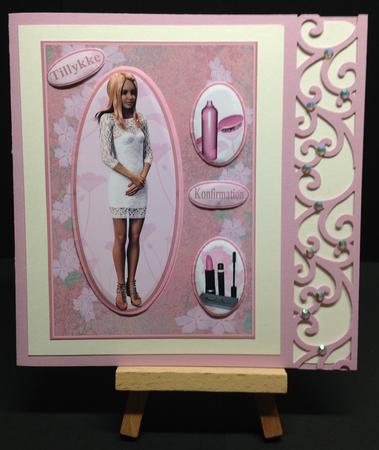 Teen Girl 5 Base Card by Bettina Keis Jensen