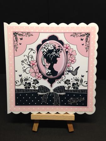 Elegant Antique Rose Cameo by Bettina Keis Jensen