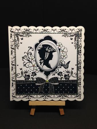 Elegant Black & White Cameo by Bettina Keis Jensen