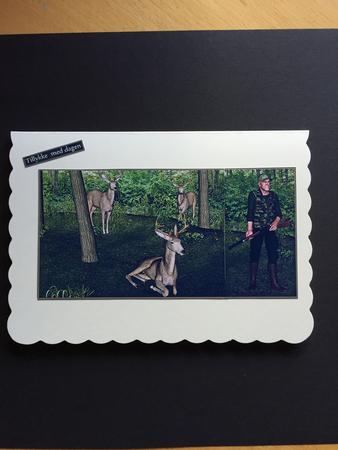Deers and the Hunter by Bettina Keis Jensen