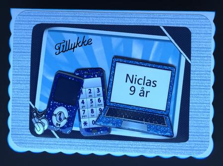 Boys Blue Gadgets & Things, Mobile, Laptop, Mp3 Player by Bettina Keis Jensen
