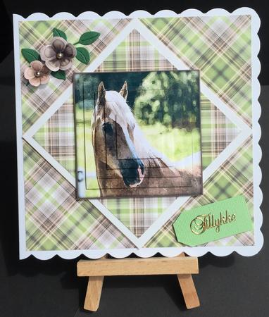Beautiful Horse Watercolour Pyramid Topper by Bettina Keis Jensen