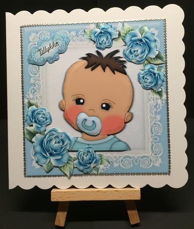 Gorgeous Baby Boy 8x8 Mini Kit by Bettina Keis Jensen