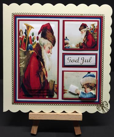 Cardtopper a Letter for Santa 450 by Bettina Keis Jensen