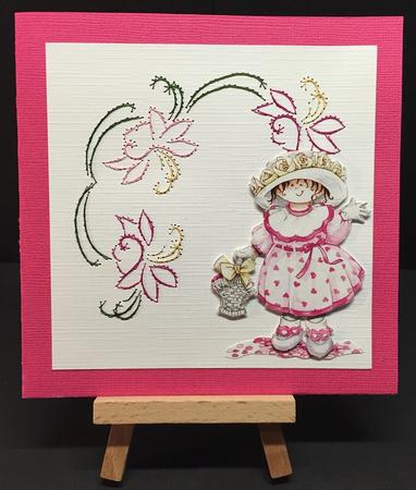 Ed109 Flower Border by Bettina Keis Jensen