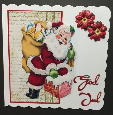 Over the Edge Santa Enjoy Christmas by Bettina Keis Jensen