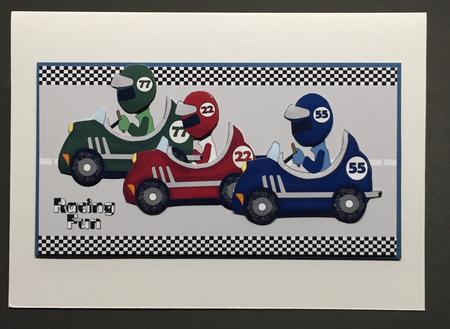 Birthday Son Racing Cars by Bettina Keis Jensen