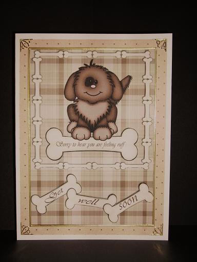 Sorry to Hear You Feeling Ruff Puppy by Betty Aldred