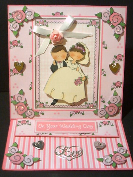 Wedding Day Easel Card Kit by Betty Aldred