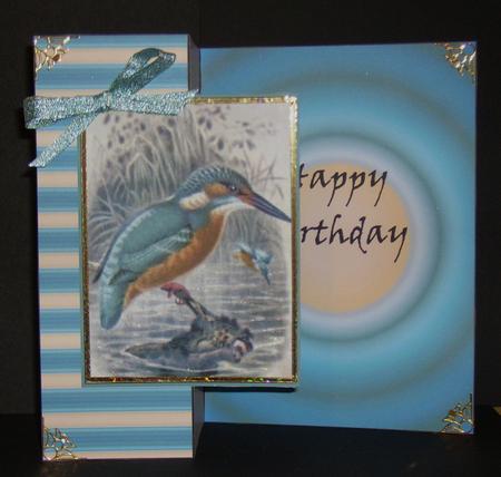 Kingfisher Painting by Betty Aldred
