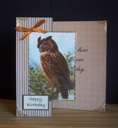 Eagle Owl by Betty Aldred