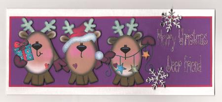 Merry Christmas Deer Friend - Dl + Decoupage Featured Gallery Photo