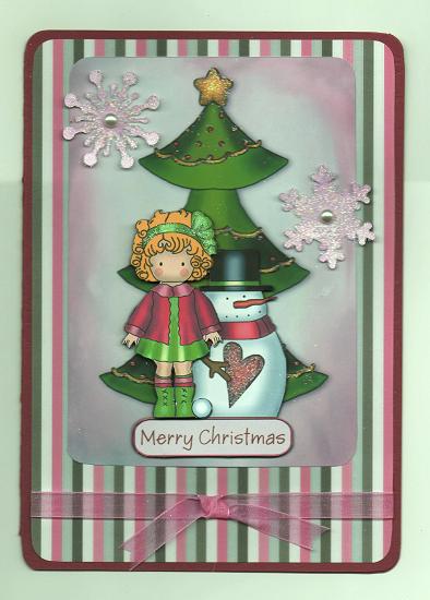 Christmas Matilda Card Font by Betty Aldred