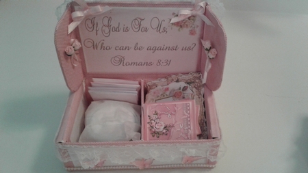 Stationery Gift Set - Pink Roses and Butterflies Bumper Kit by Betty-Ellen Crum