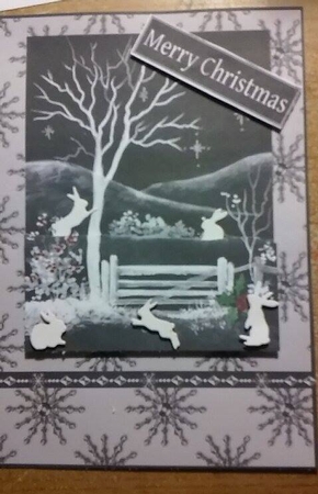Traditional and Elegant Christmas Scene by Ravelle Womble