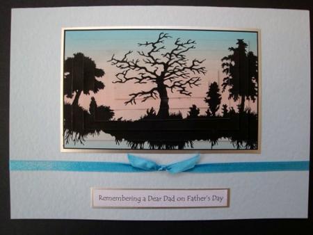 Sunset Silhouette Pyramid by Bev Lewis Lewis