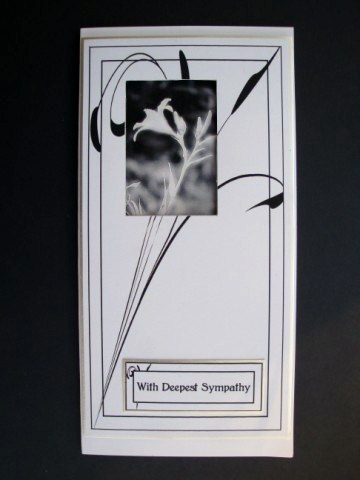 Simple Sympathy Card by Bev Lewis Lewis