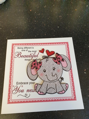 7x7 about being different mini kit by Beverley Cook