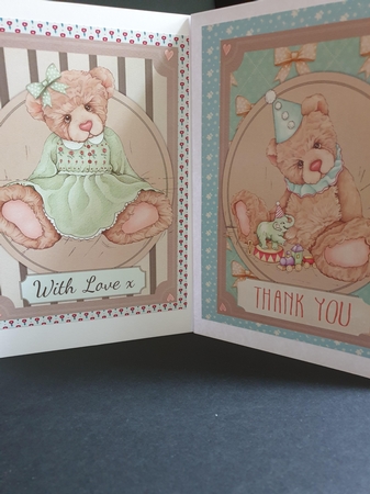 Teddy Toppers Thankyou by Beverley Cook