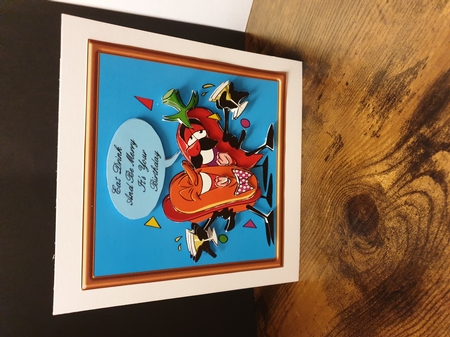 Humorous birthday by Beverley Cook