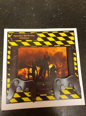 Caution...Gaming In Progress - Mini Kit by Beverley Cook