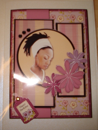 Quiet Reflections Card Topper by Beverley Hassell