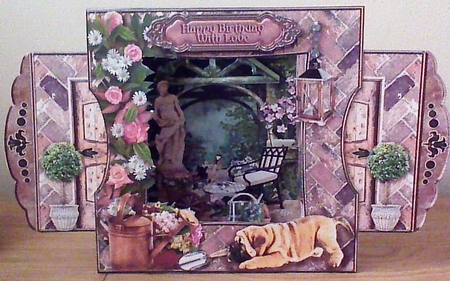 3D Room with a View - Secret Garden by Beverley Hassell
