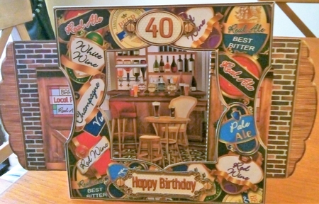 3D Room with a View - Down at the Local Pub by Beverley Hassell