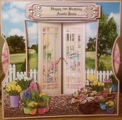 3D Room with a View Kit - the Flower Shop by Beverley Hassell