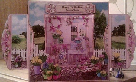 3D Room with a View Kit - the Flower Shop by Beverley Hassell
