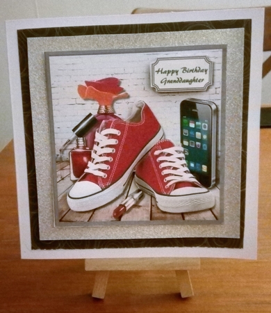Teenager themed card by Beverley Hassell
