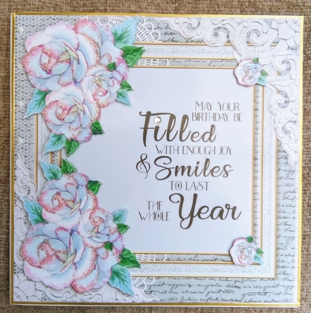 Birthday  Wild  Roses by Beverley Hassell